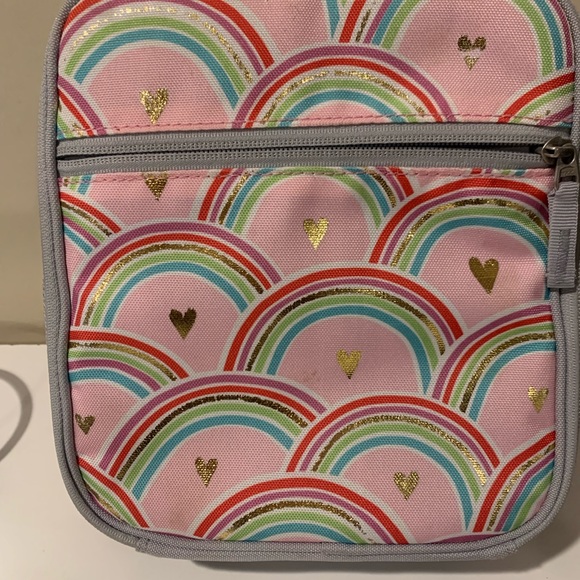 Pottery barn kids girls Mackenzie large backpack and classic lunch box euc - Picture 3 of 10